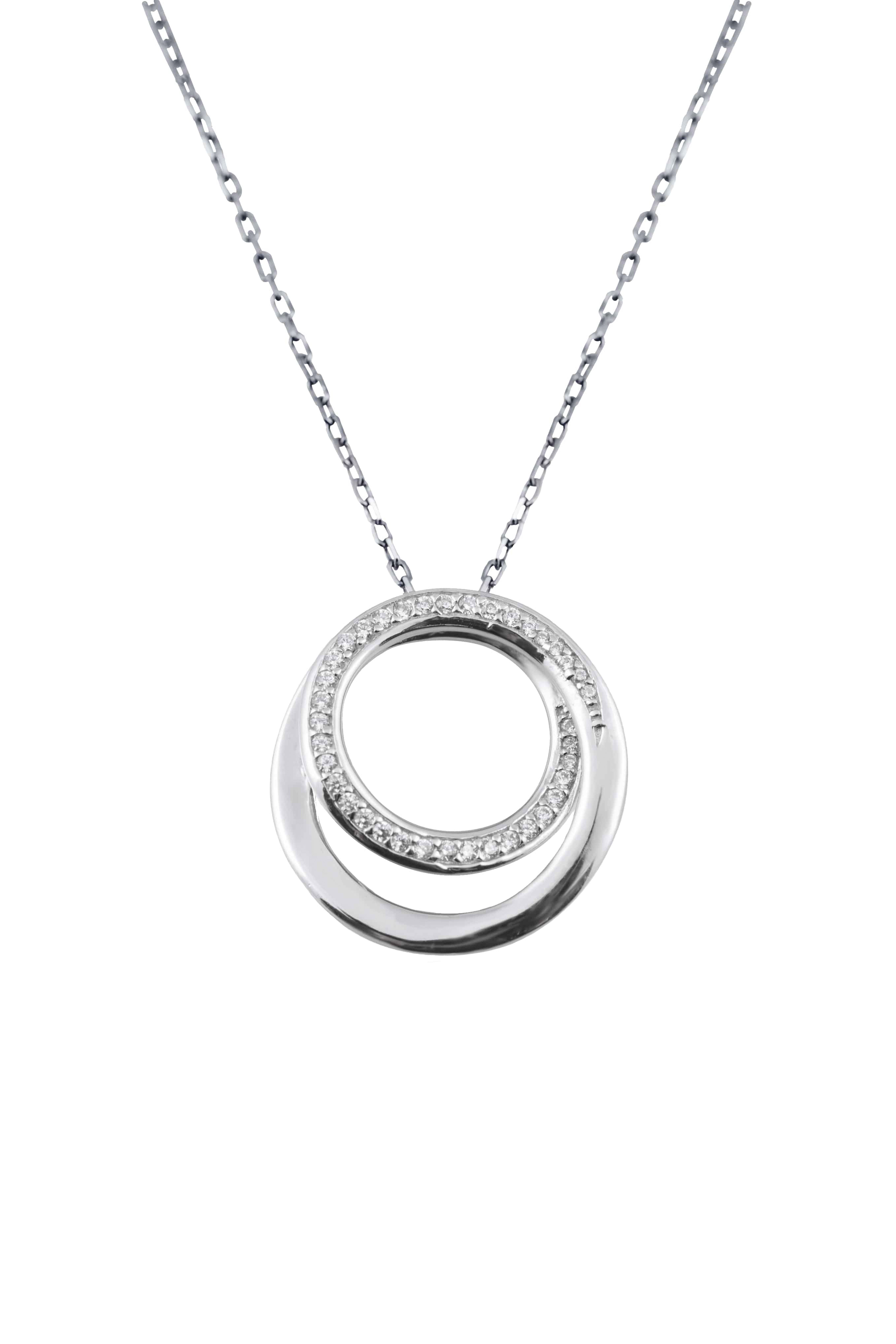 Double curved pendant - Kyvengy jewelry