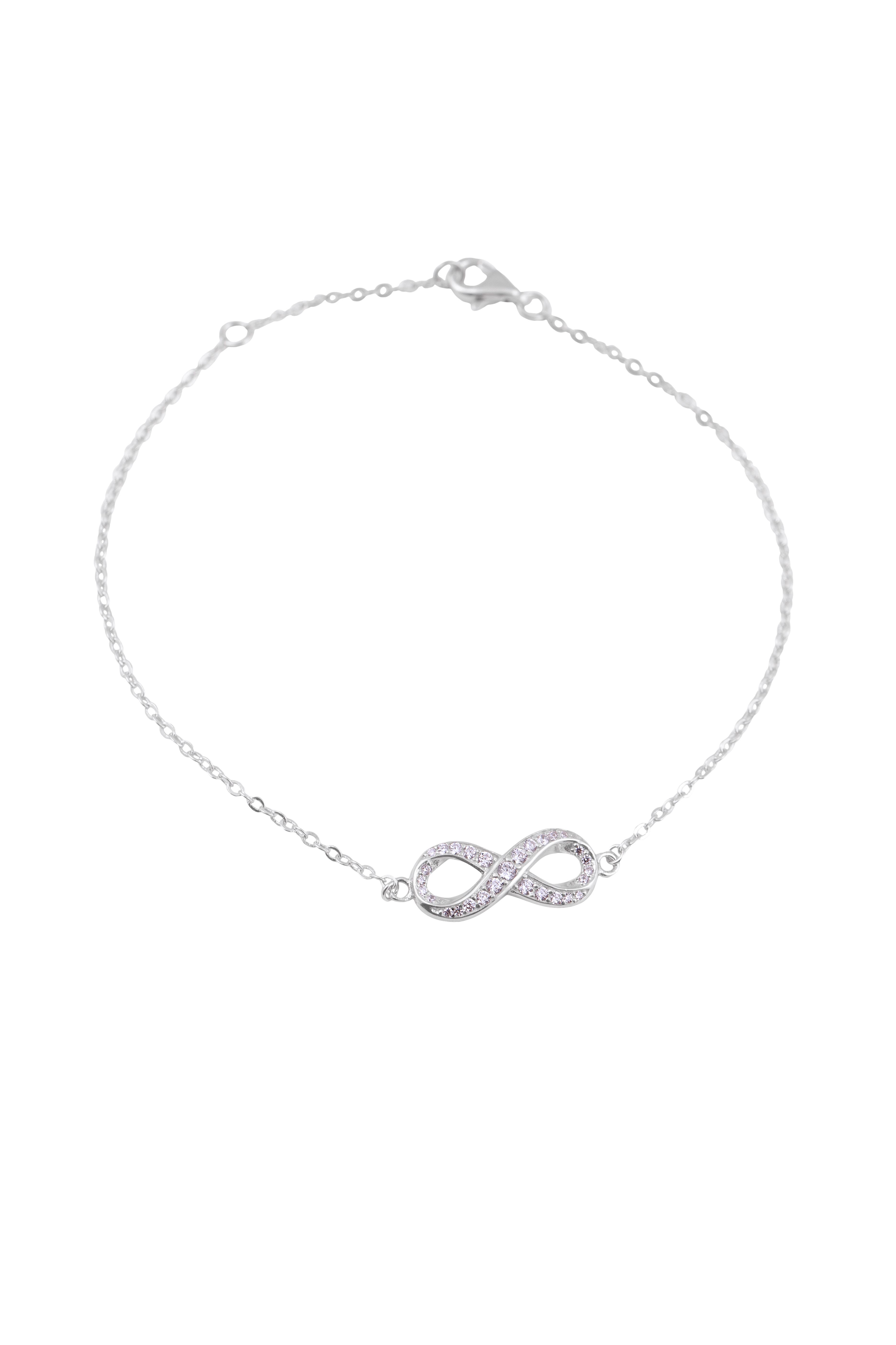 Infinity silver bracelet - Kyvengy jewelry