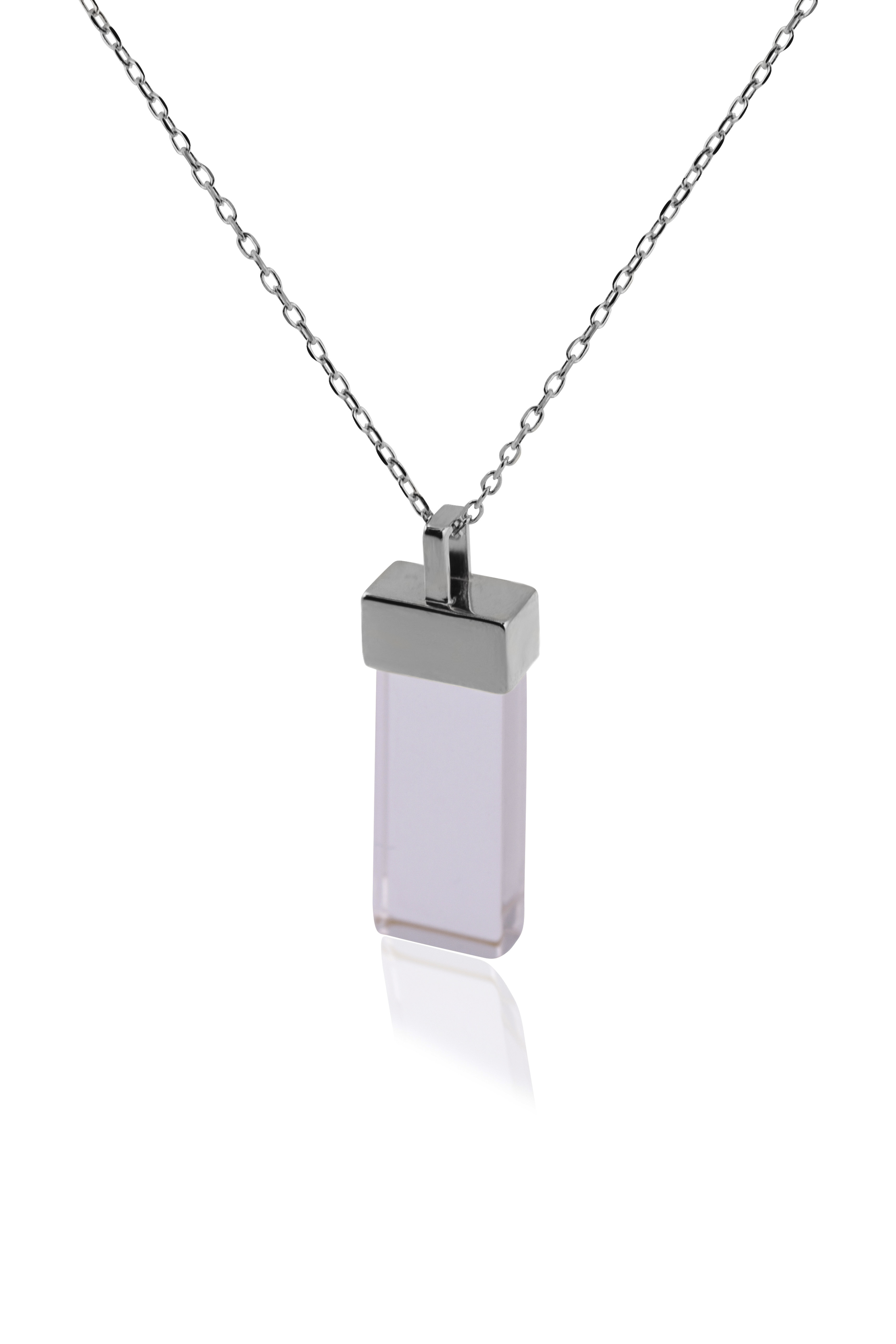 Transparent Stone pendant - Kyvengy jewelry